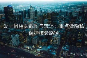 爱一帆相关截图与转述：重点做隐私保护核验路径