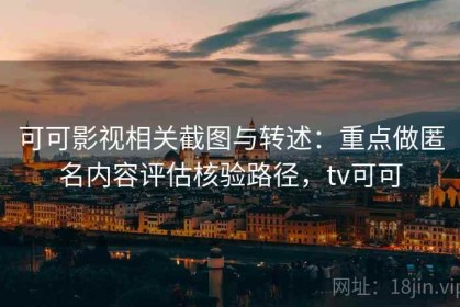 可可影视相关截图与转述：重点做匿名内容评估核验路径，tv可可