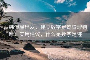 从韩漫屋出发，建立数字足迹管理判断：实用建议，什么是数字足迹