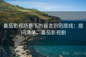 番茄影视场景下的谣言识别底线：提问清单，番茄影视剧