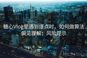 糖心Vlog里遇到爆点时，如何做算法偏见理解：风险提示