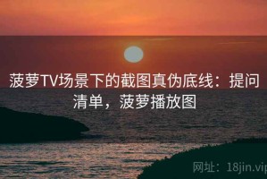 菠萝TV场景下的截图真伪底线：提问清单，菠萝播放图