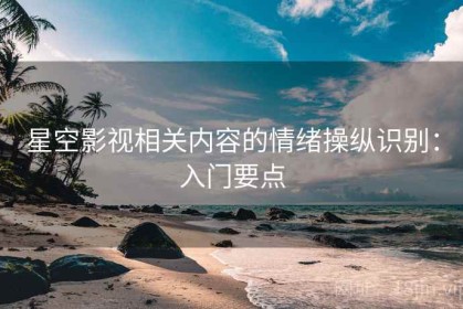 星空影视相关内容的情绪操纵识别：入门要点