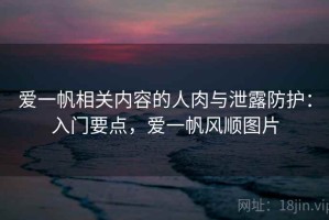 爱一帆相关内容的人肉与泄露防护：入门要点，爱一帆风顺图片