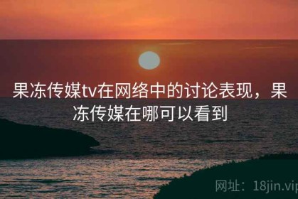 果冻传媒tv在网络中的讨论表现，果冻传媒在哪可以看到