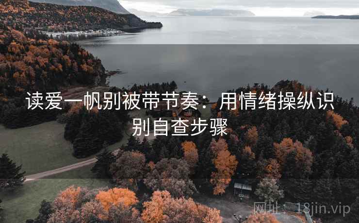 读爱一帆别被带节奏:用情绪操纵识别自查步骤 读爱一帆别被带节奏:用情绪操纵识别自查步骤